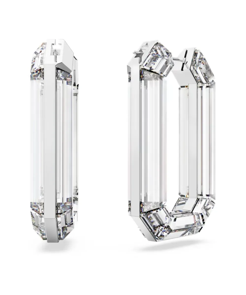 SWAROVSKI LUCENT HOOP EARRINGS