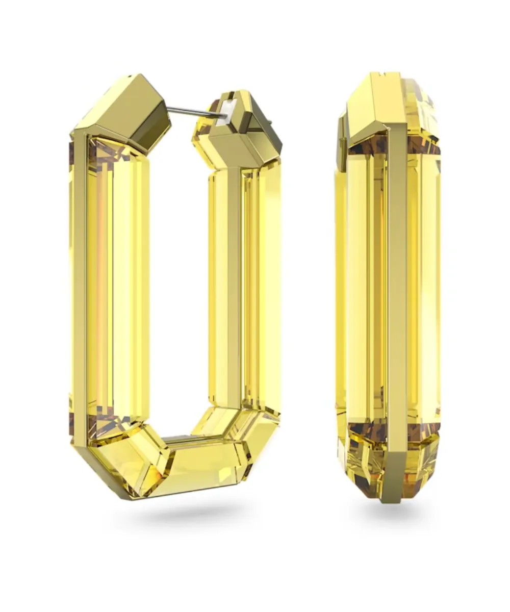 SWAROVSKI LUCENT HOOP EARRINGS