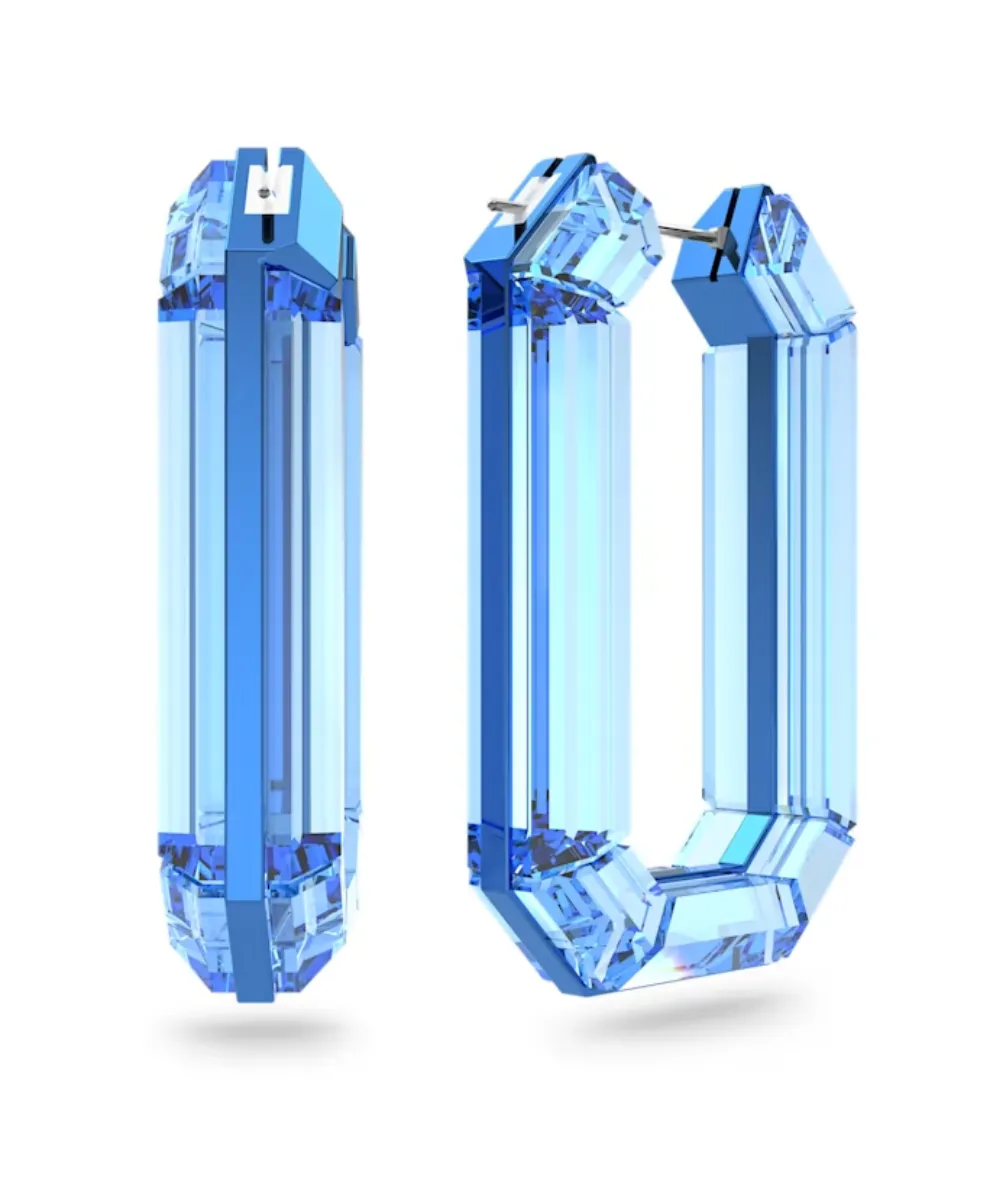 SWAROVSKI LUCENT HOOP EARRINGS