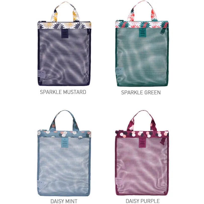 Swimming Beach Mesh Bag Swimwear Storage Bag for Kids