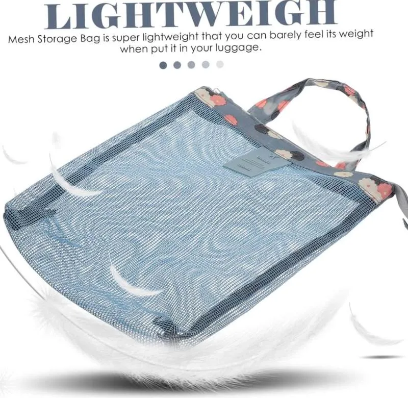 Swimming Beach Mesh Bag Swimwear Storage Bag for Kids