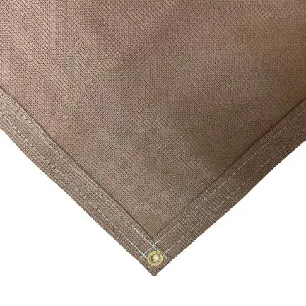Tan 86% Super Shade Mesh Tarp 6' x 20'
