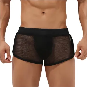 TEEK - Mesh Male Pouch Boxer Shorts