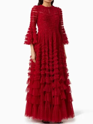 TEEK - Mesh Stripe Dress