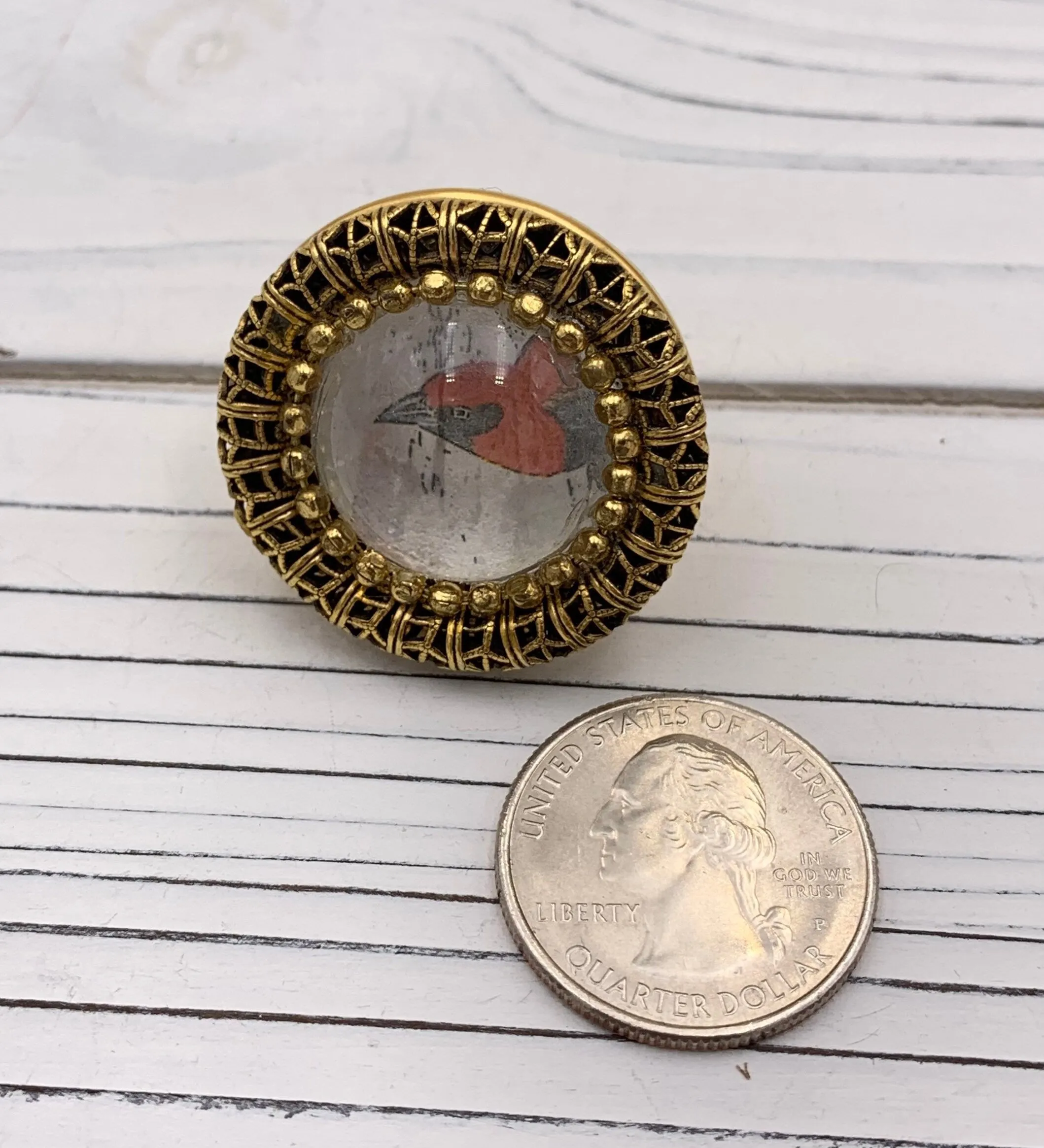 Through The Looking Glass Statement Ring
