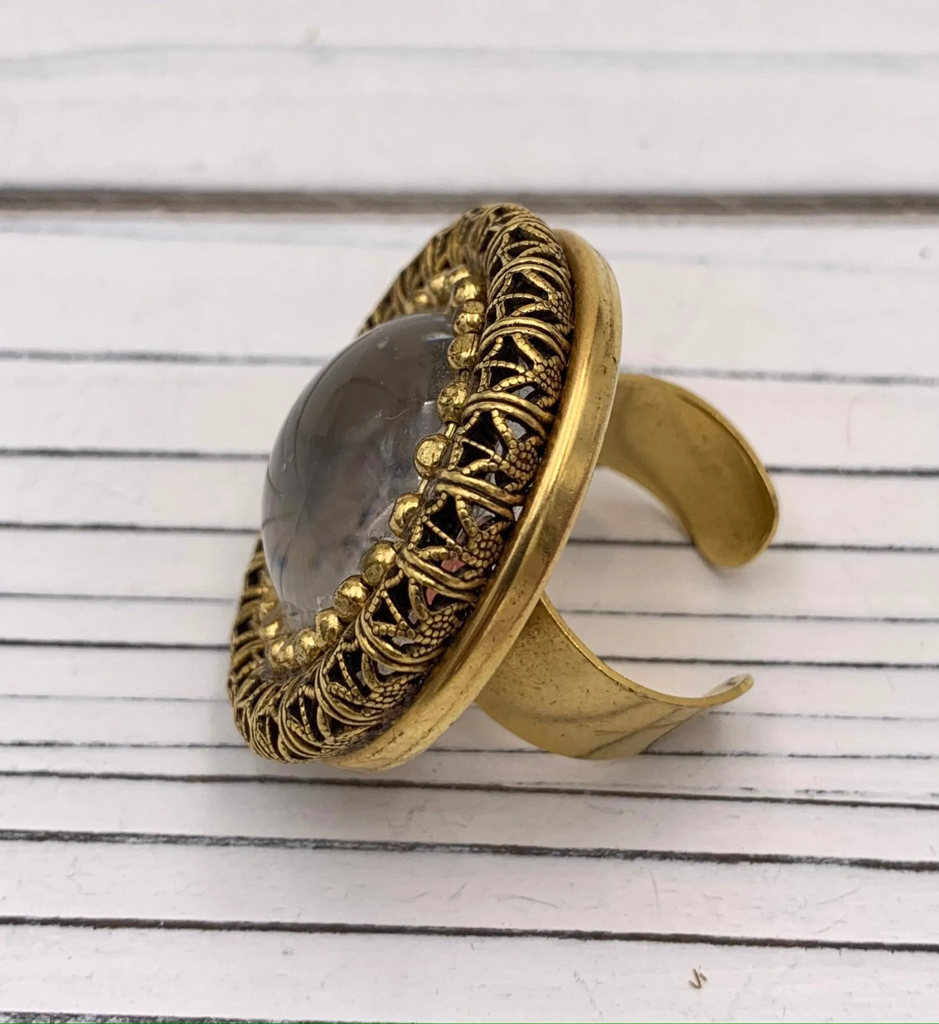 Through The Looking Glass Statement Ring