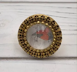 Through The Looking Glass Statement Ring