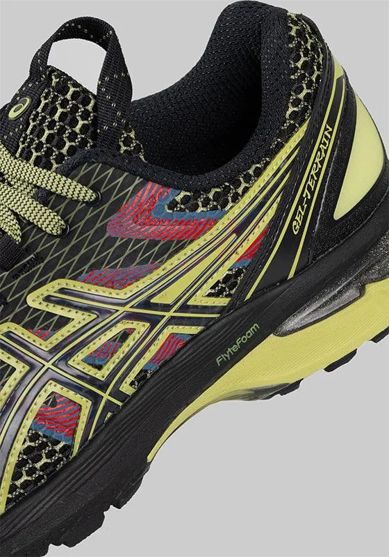 US4-S Gel-Terrain - Black/Neon Lime