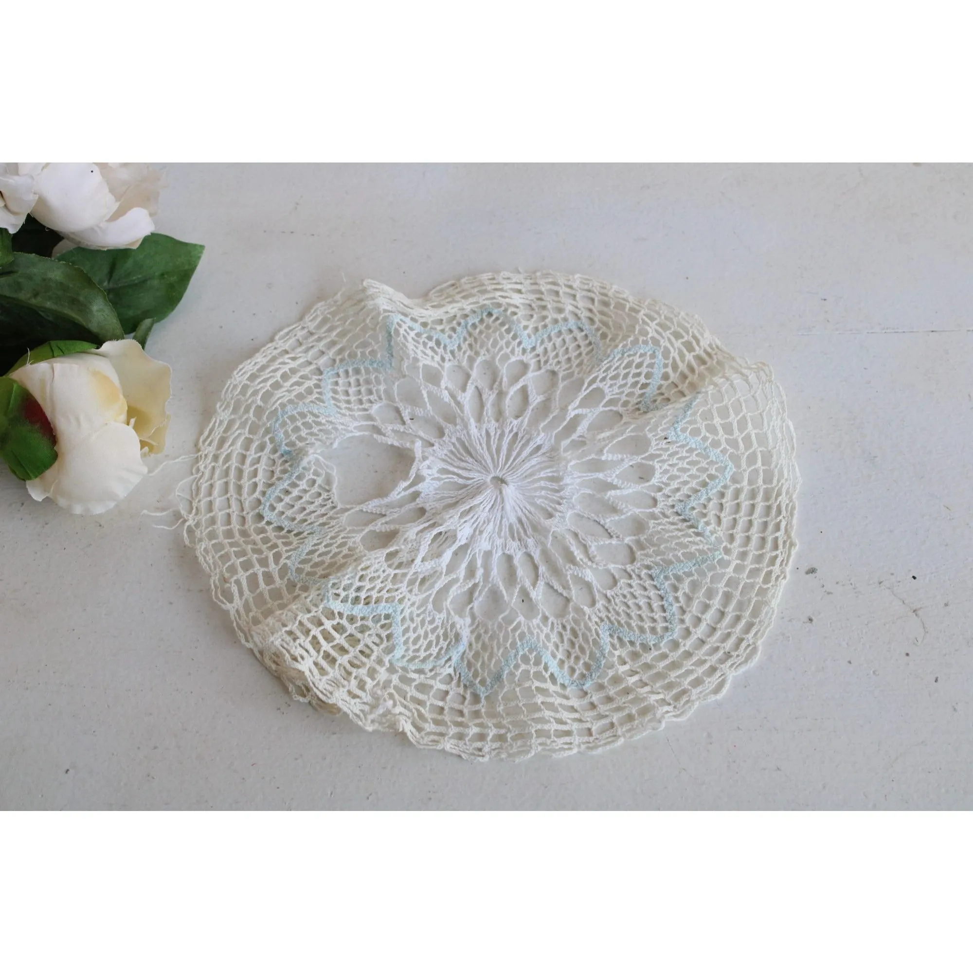 Vintage Crochet Doily Lot of Five