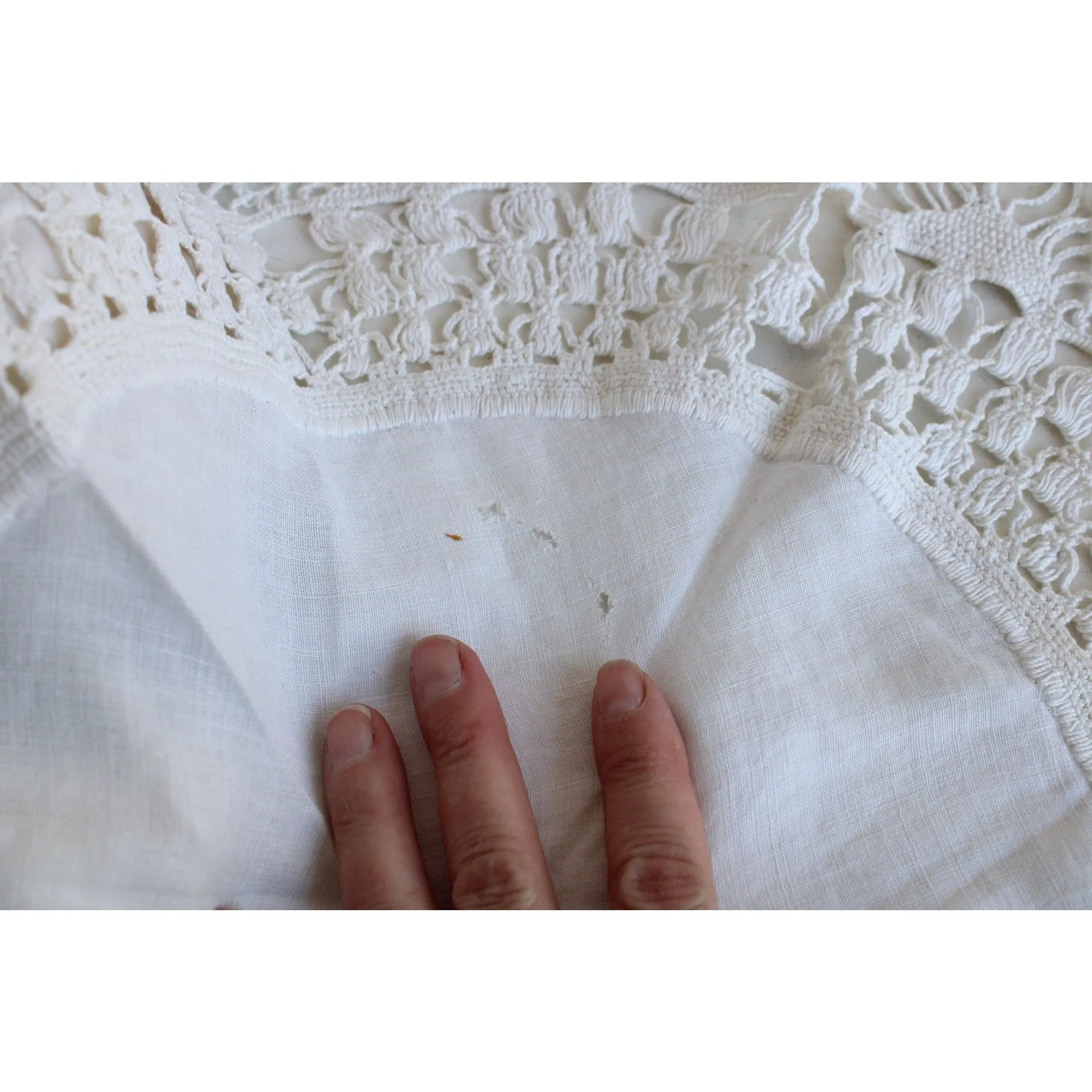 Vintage Crochet Doily Lot of Five