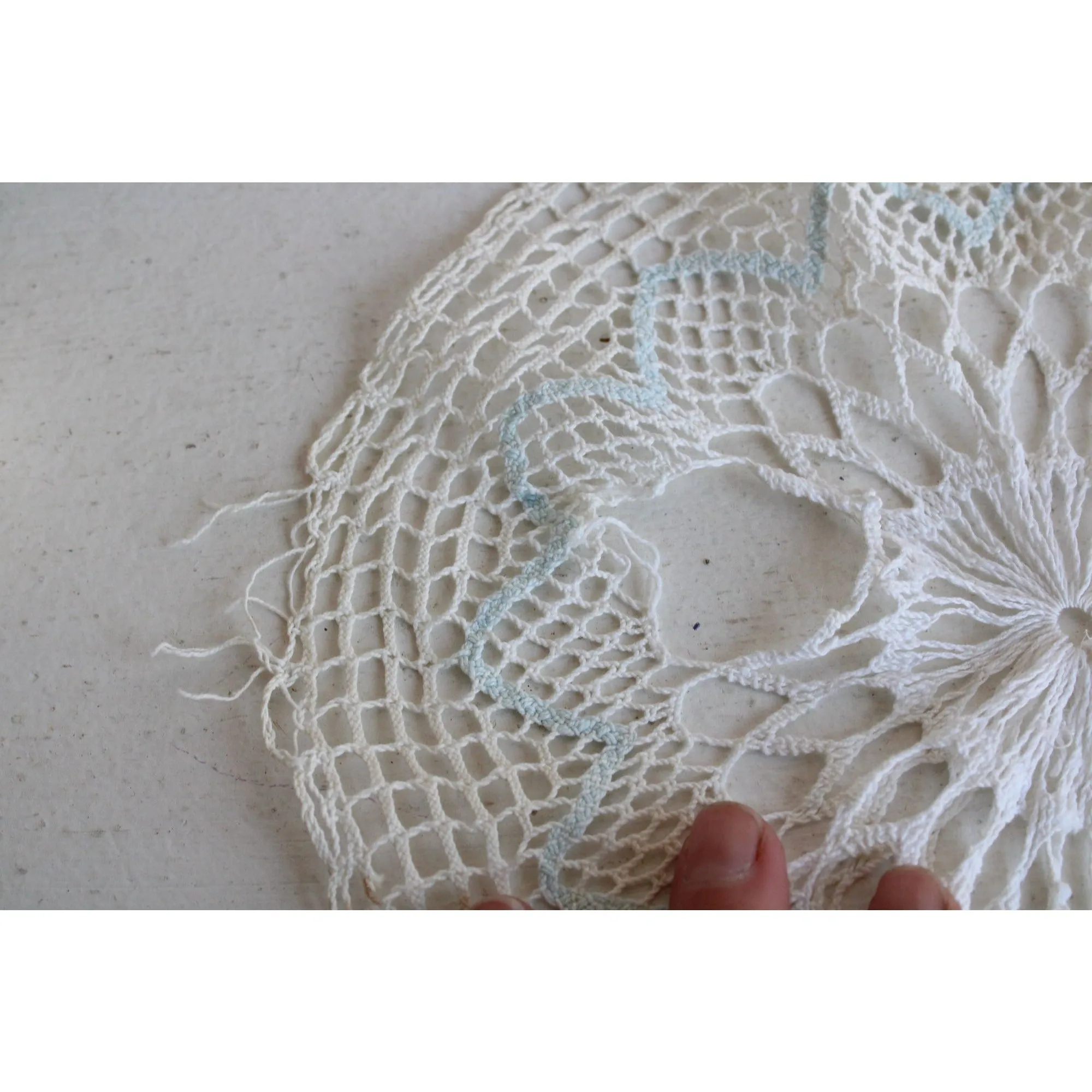 Vintage Crochet Doily Lot of Five