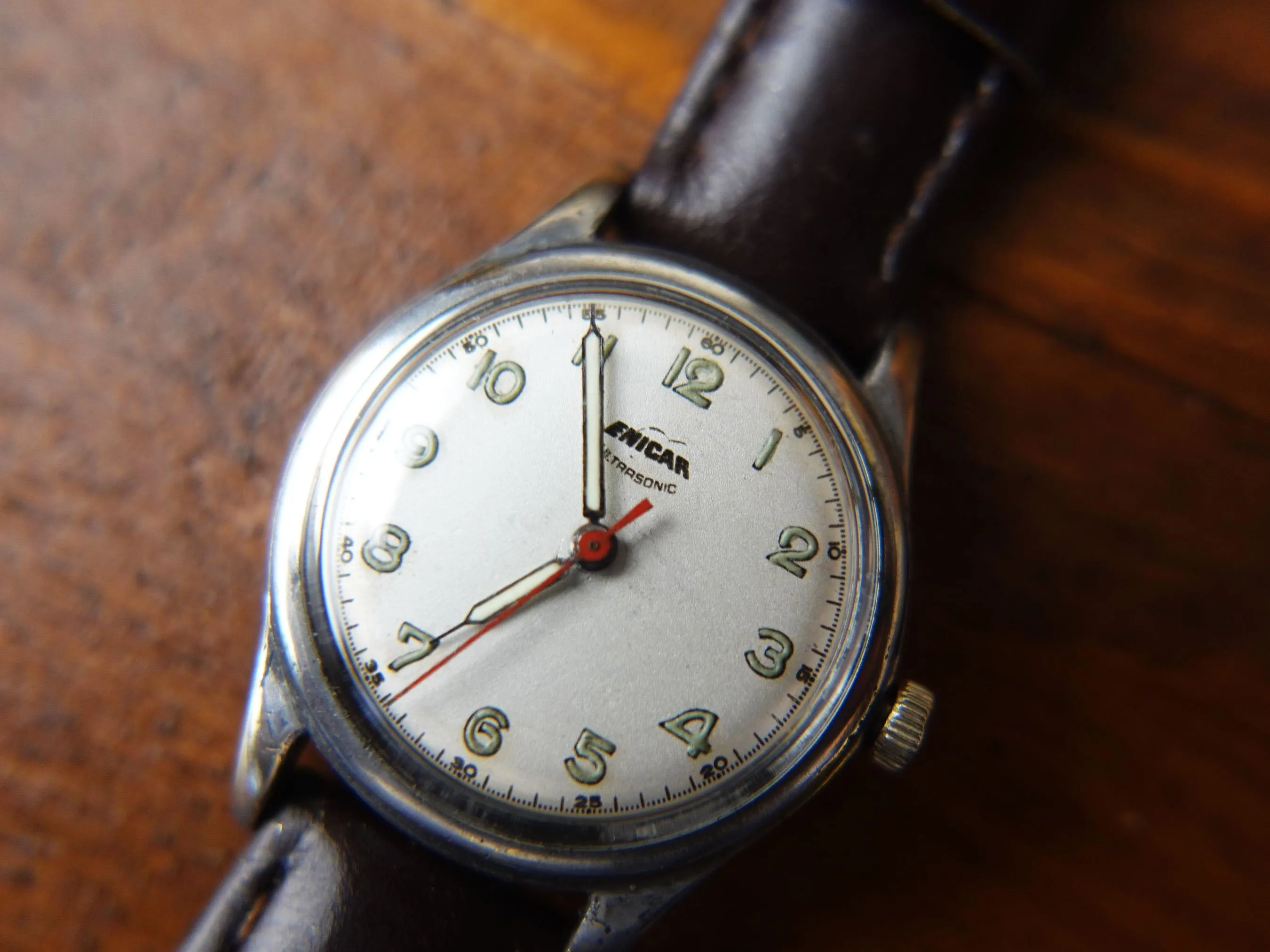 Vintage Enicar Ultrasonic Mens Watch - Working
