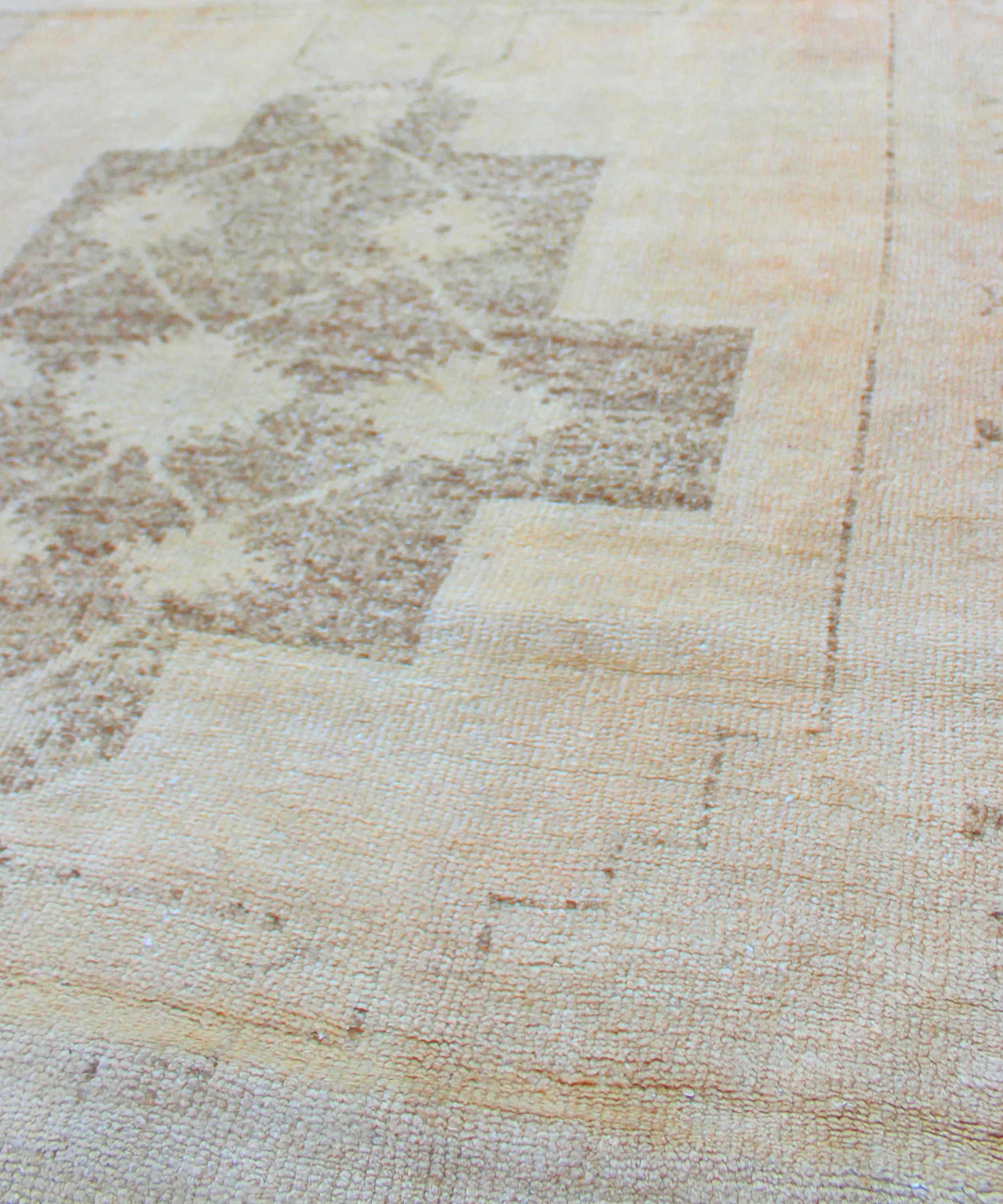 Vintage Hand Knotted Wool Rug,  3'-9" x 11'-7"