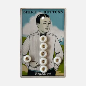Vintage Shirt Button Card (102)