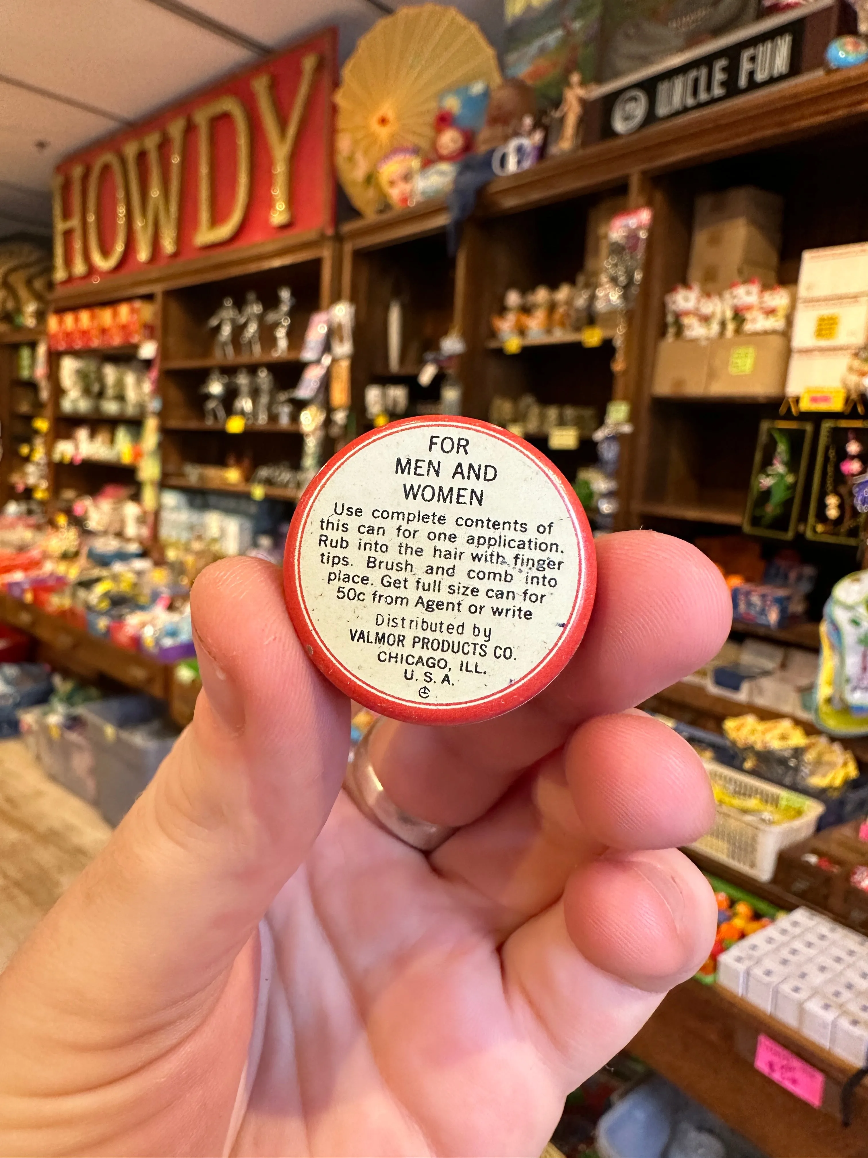 Vintage Sweet Georgia Brown Pomade Sample Tin