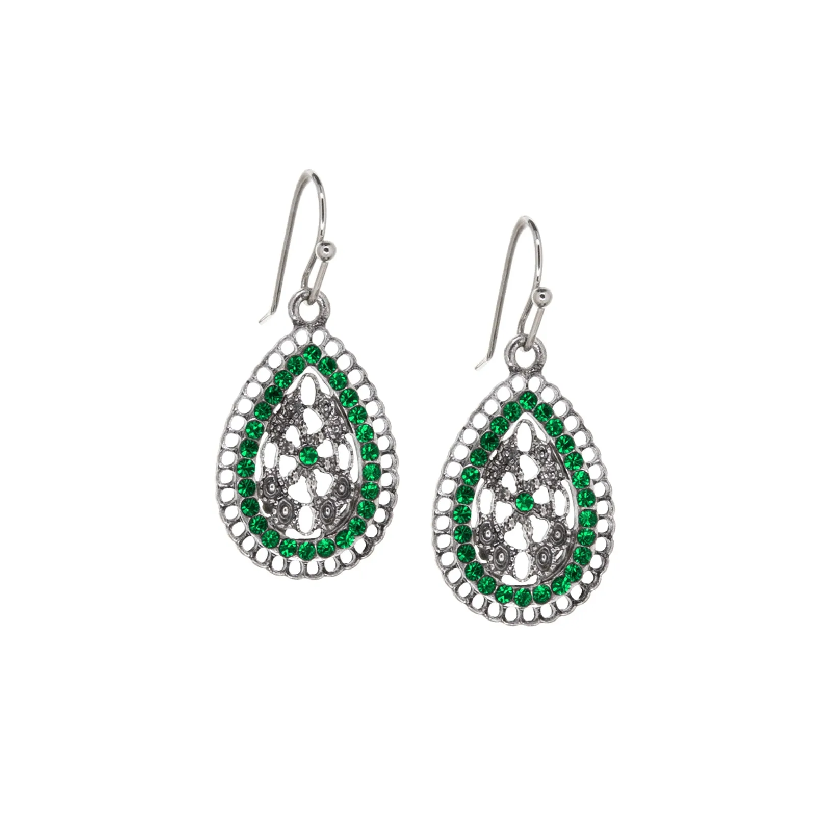 vintage teardrop earring