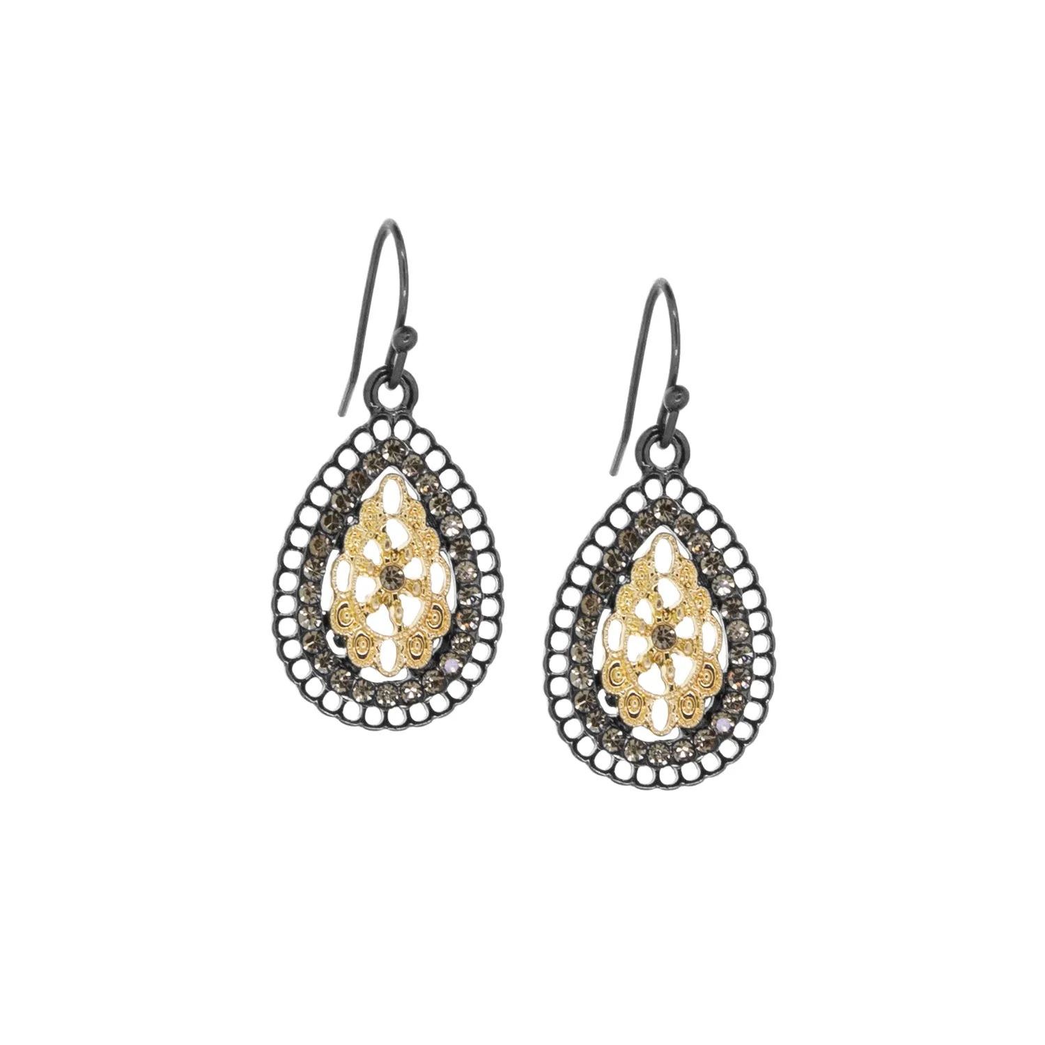 vintage teardrop earring