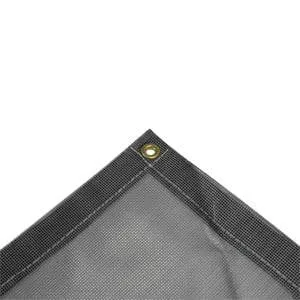 Vinyl Mesh Tarp - Gray - 20' x 20'