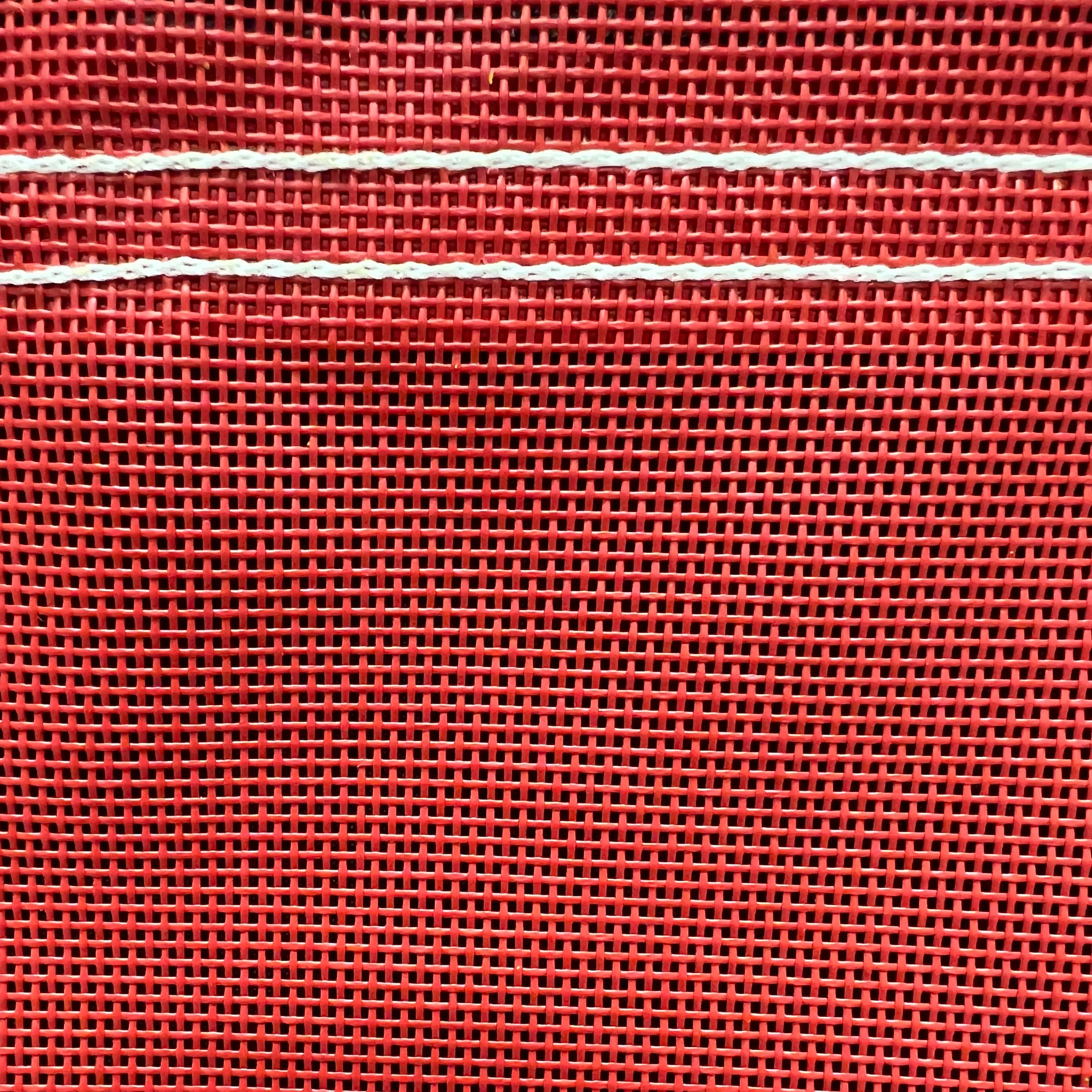 Vinyl Mesh Tarp - Red - 10' x 10'