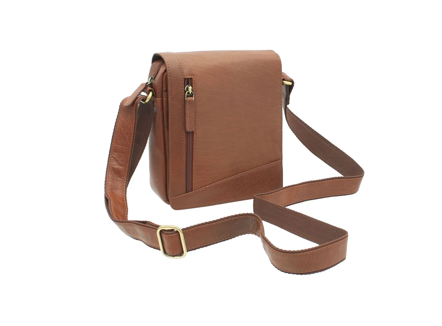 Visconti Compact Leather Messenger / Travel Bag S7