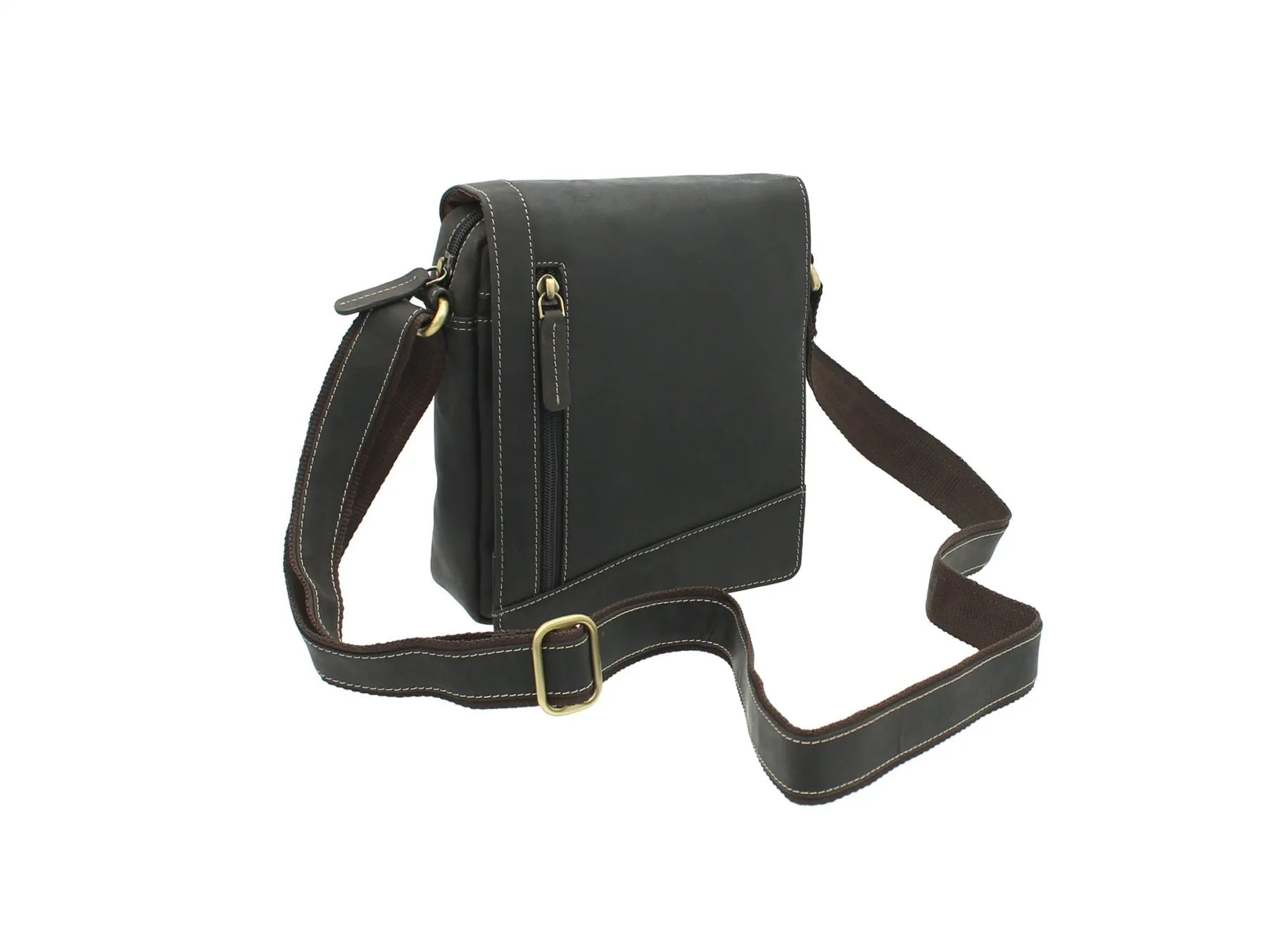 Visconti Compact Leather Messenger / Travel Bag S7