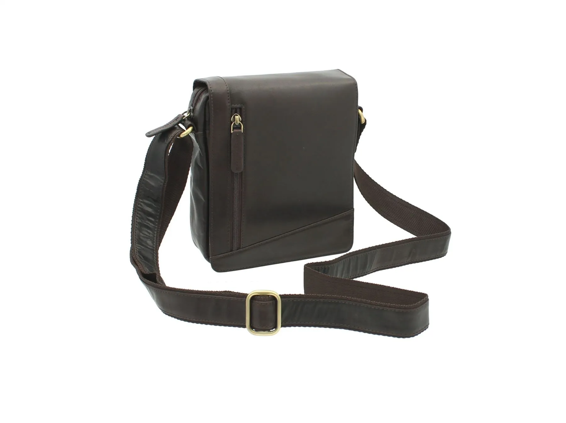 Visconti Compact Leather Messenger / Travel Bag S7