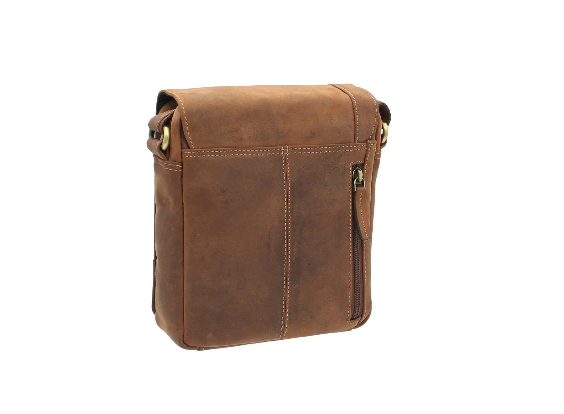 Visconti Compact Leather Messenger / Travel Bag S7