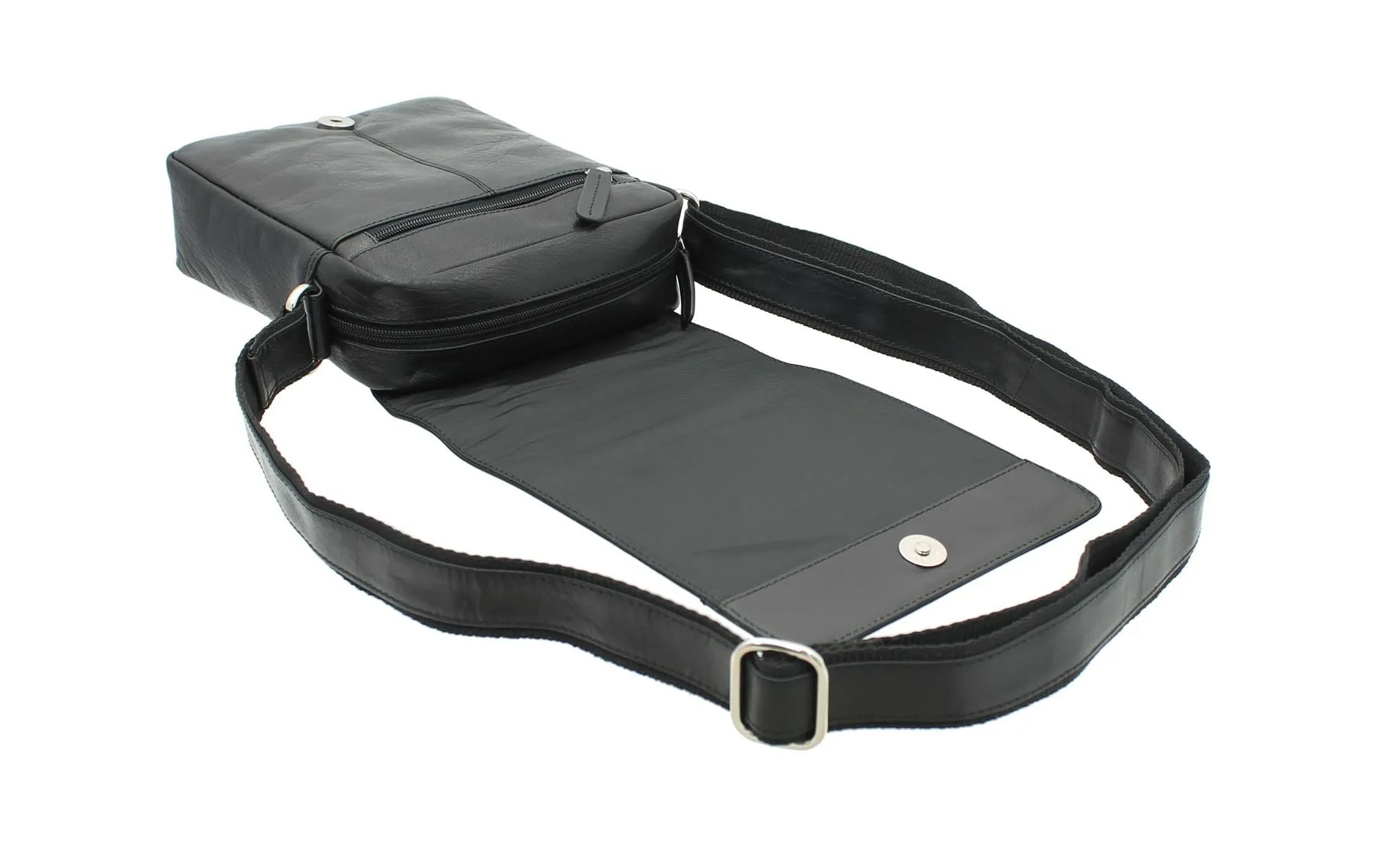 Visconti Compact Leather Messenger / Travel Bag S7