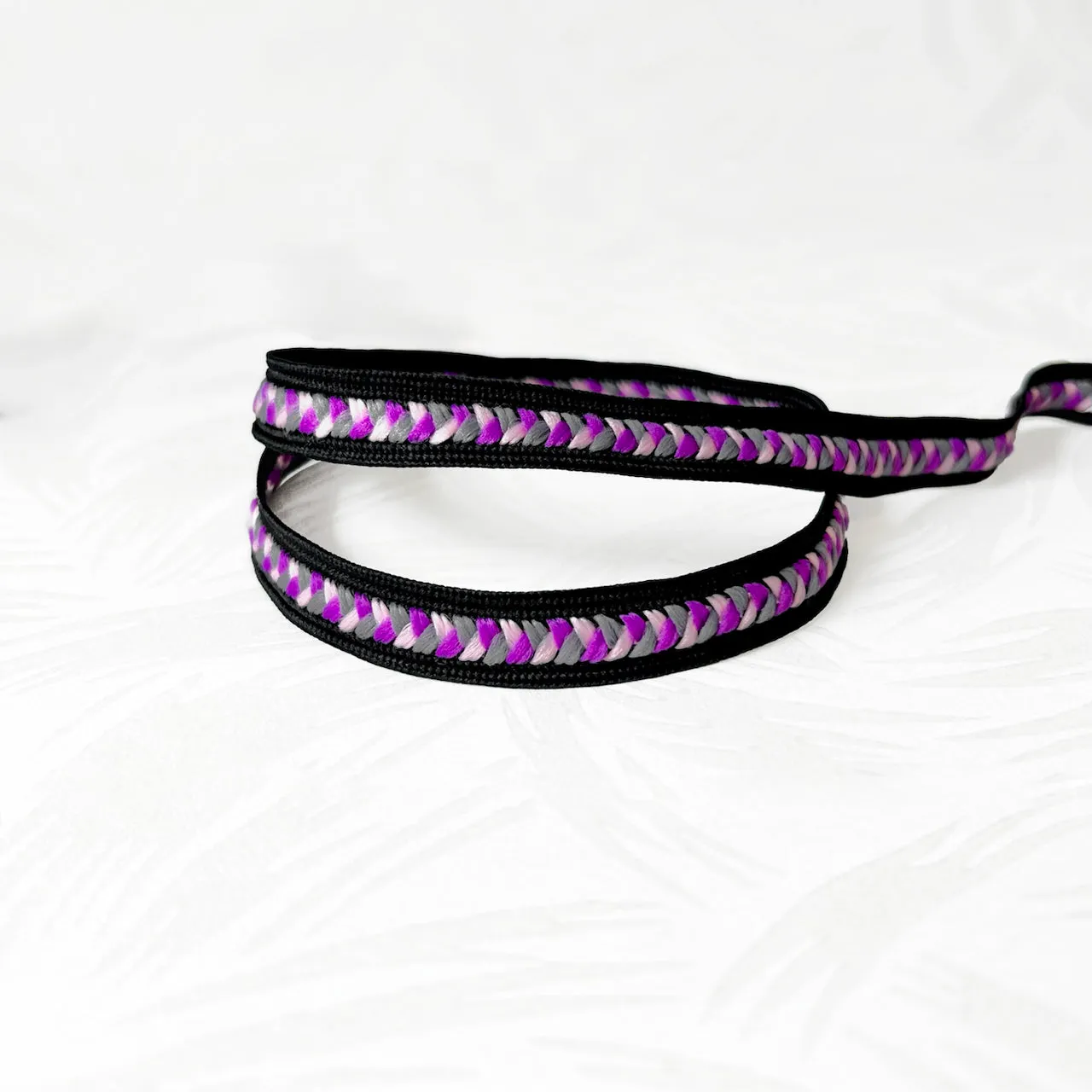 Woven Lacing Design Braid - Multiple Colorways