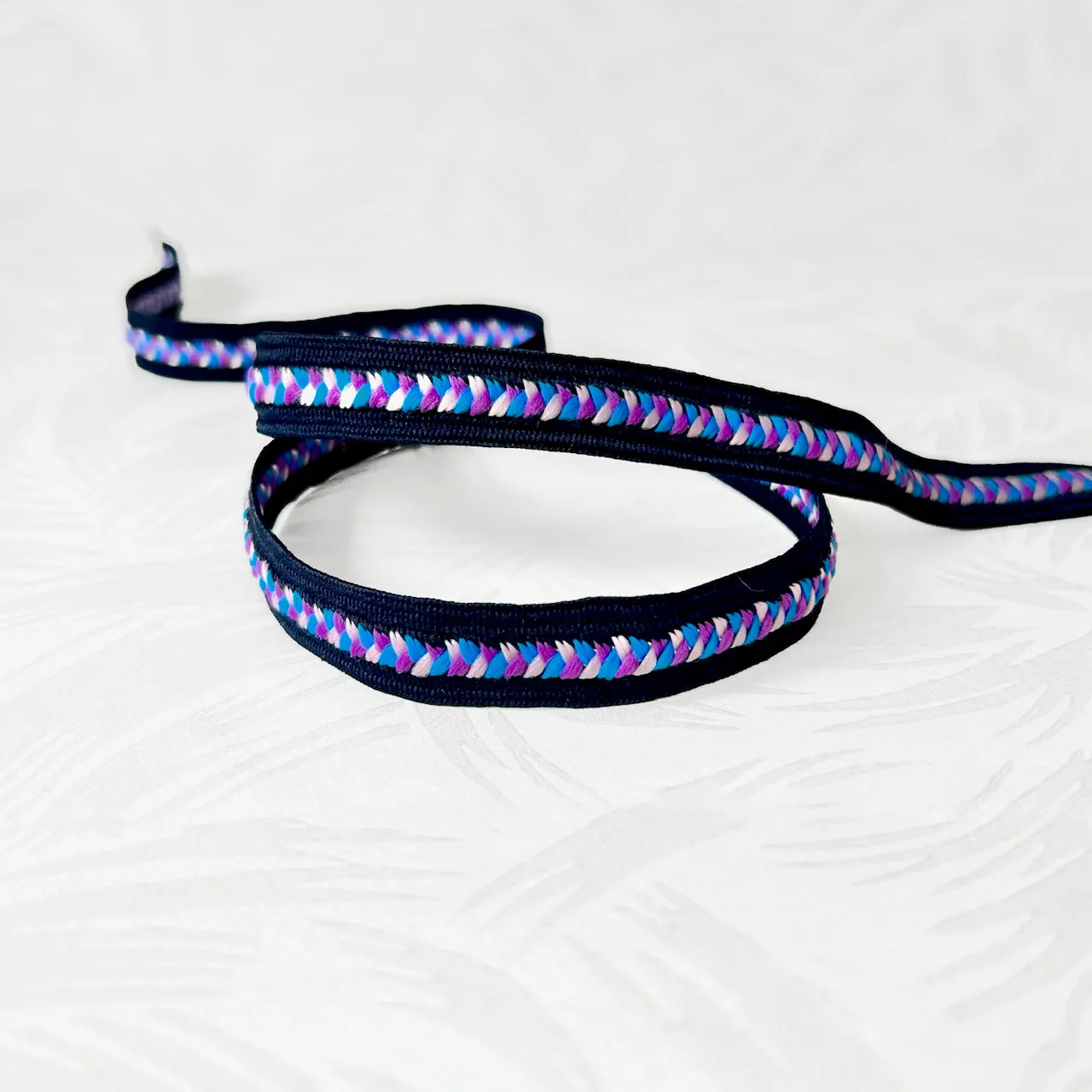 Woven Lacing Design Braid - Multiple Colorways