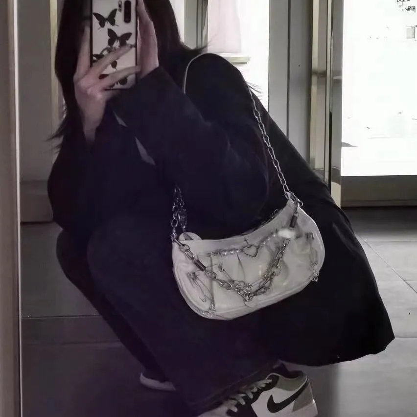 Y2K Chain Shoulder Bag
