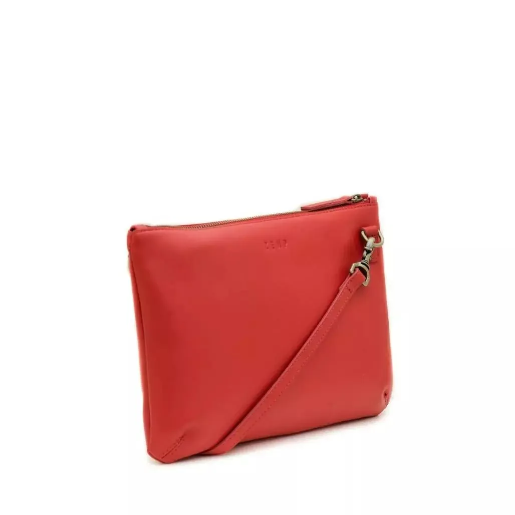 Zemp Amsterdam Sling Cross Body Bag (M) | Coral