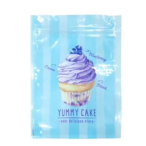 Zipper Bag (L  6Sheets  Blueberry Cupcake)