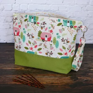 Zippered Camper Themed Project Bag
