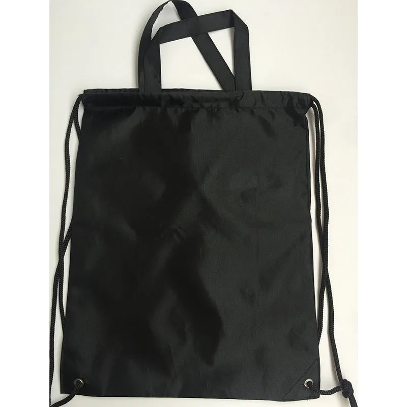 Zippered two-shoulder pull rope backpack