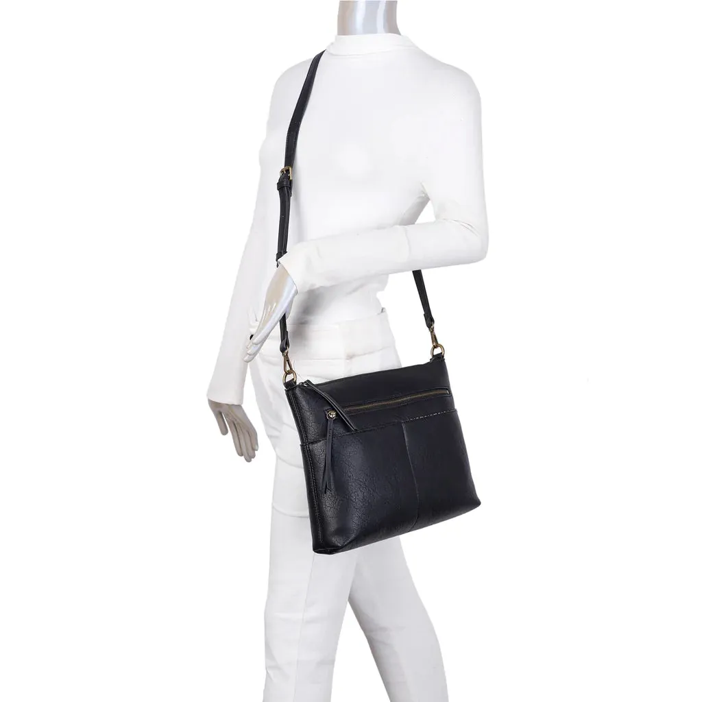 Zoe Crossbody Purse - Black